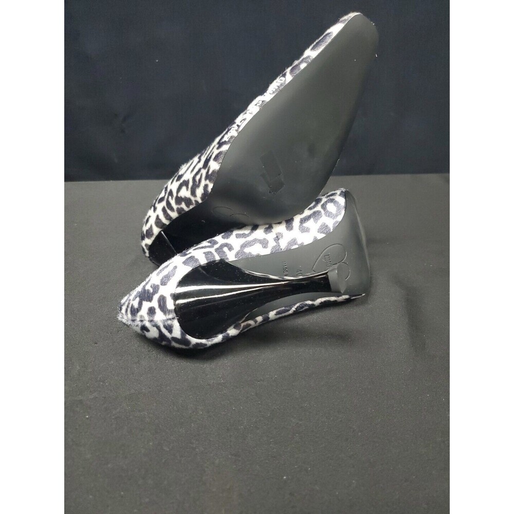 Love Moschino Taglia Leopard Faux Fur Patent Leather Heels Shoes Size 40/ 9.5 - Picture 8 of 8